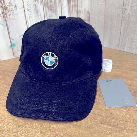 BMW Accessories Bmw Official Nwt Car Logo Patch Cotton Black Velcro